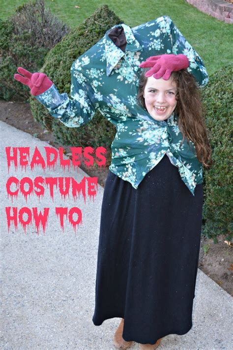 how to make a headless costume|diy headless costume.